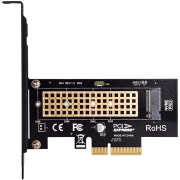 Generic M.2 NVME SSD to PCIe 4.0 Adapter Card X4